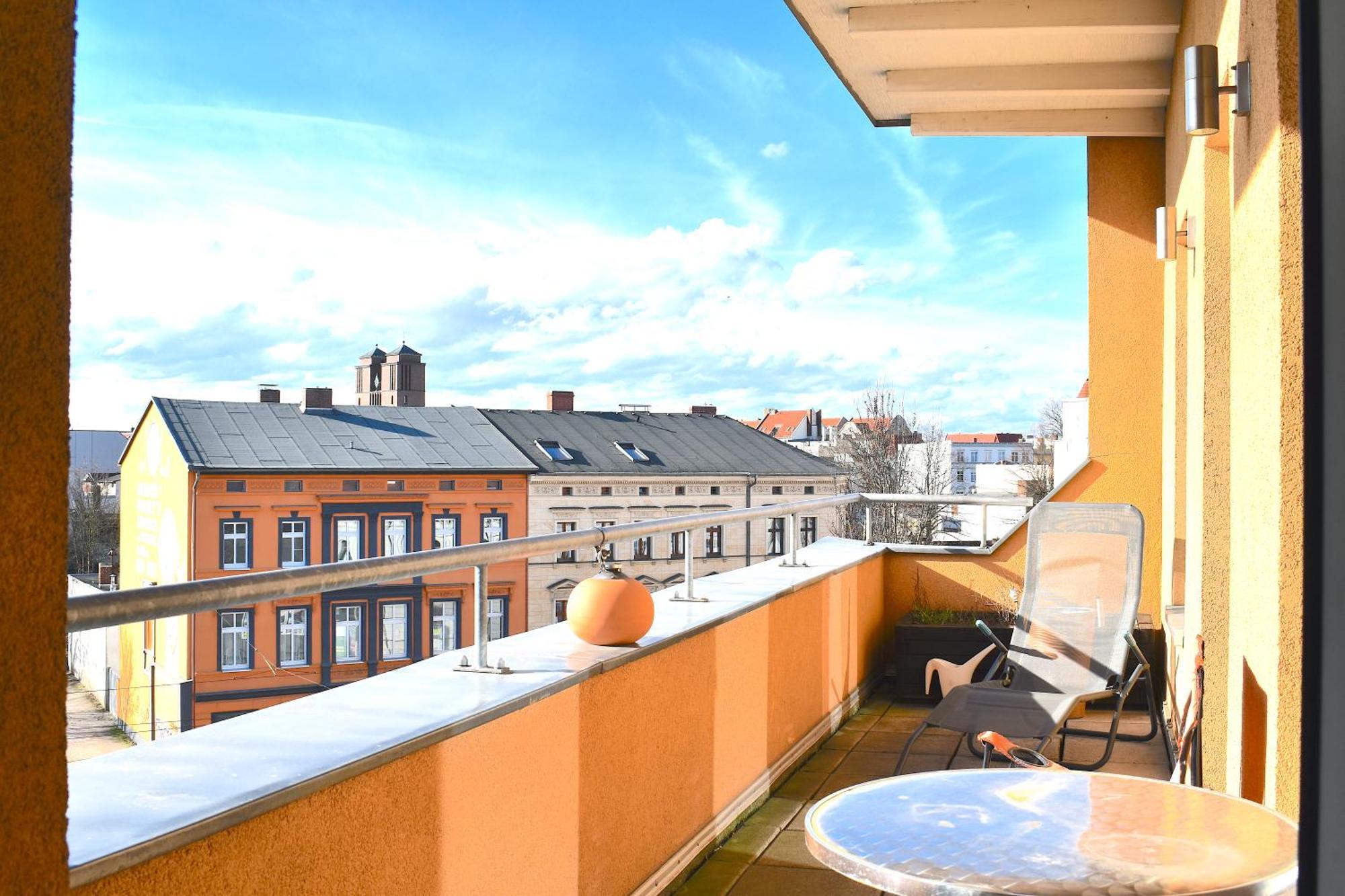 קוטבוס City-Dach-Apartment Mit Loggia - Balkon - Kamin מראה חיצוני תמונה